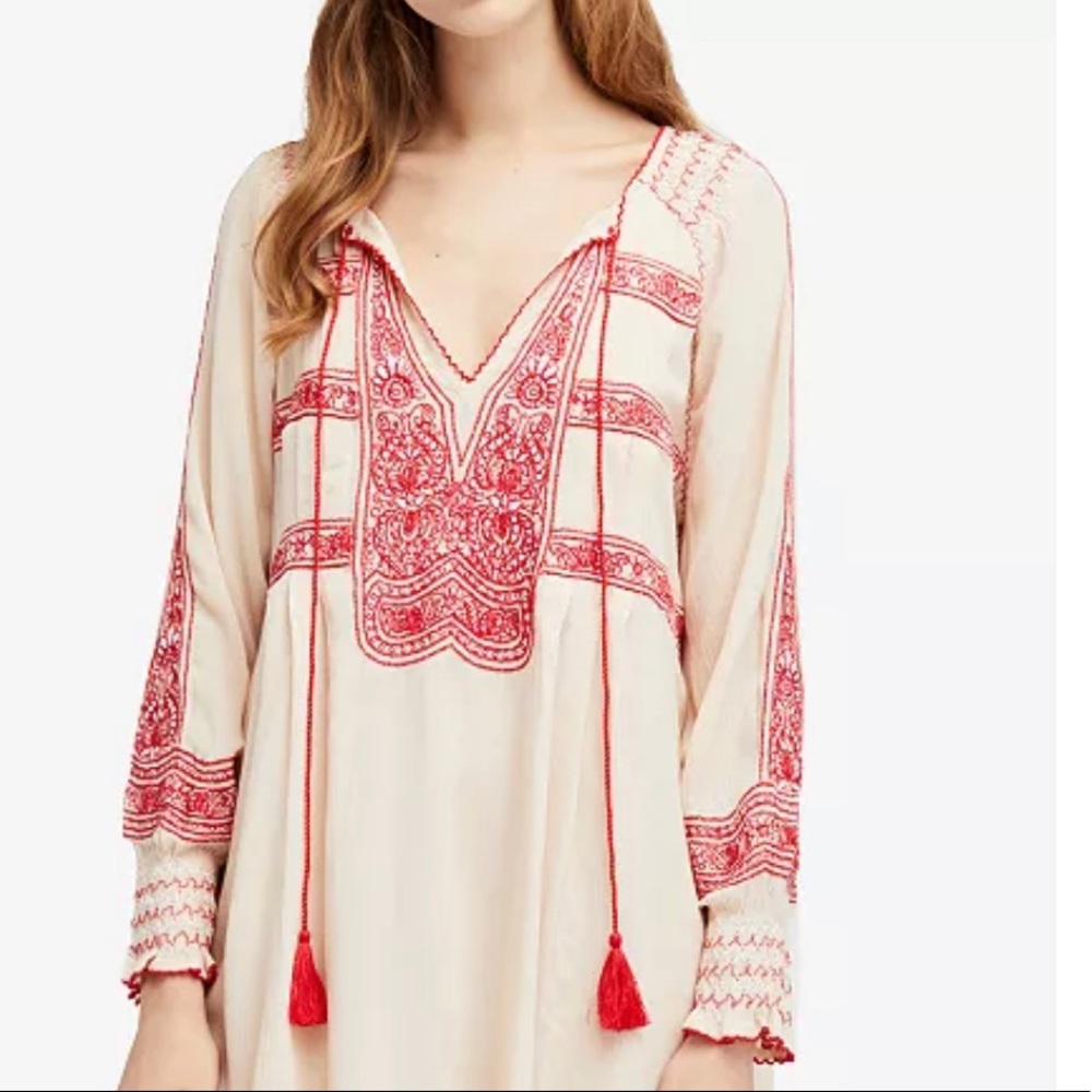 🎉HP🎊Free People Wind Willow Embroidered Dress - Picture 15 of 15